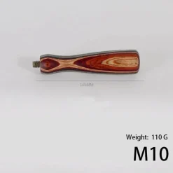 Tom Küche & Esszimmer-Espressofilterhalter - M10 Barista-Werkzeug mit Holzgriff