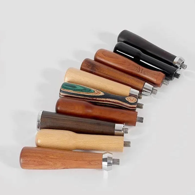 Tom Küche & Esszimmer-Espressofilterhalter - M10 Barista-Werkzeug mit Holzgriff