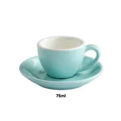 Plates u0026 More Küche & Esszimmer-Espresso-Kaffeetassen-Set aus Keramik – Teetassen und Becher aus Keramik zum Frühstück