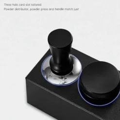 Tom Küche & Esszimmer-Espresso-Tamperstation – Kompatibel mit 51–58 mm Siebträgern