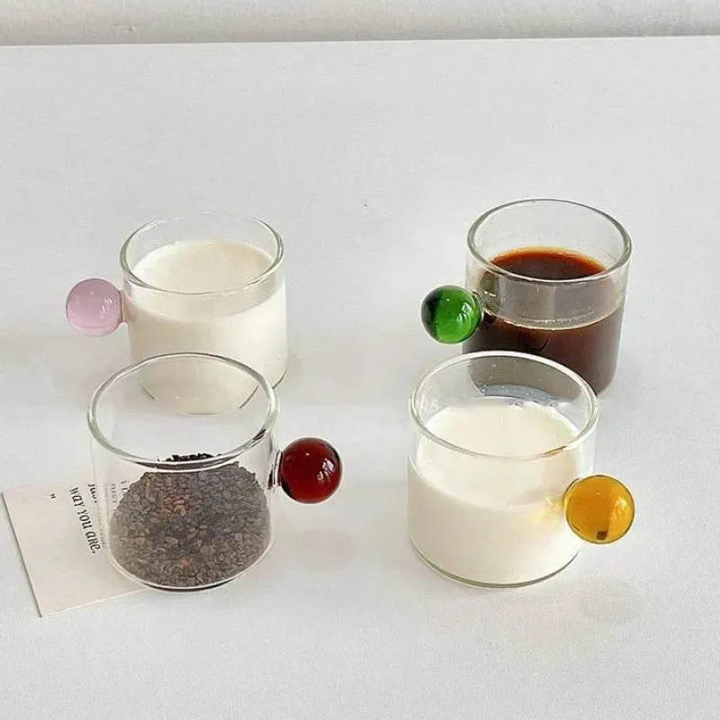 Plates u0026 More Küche & Esszimmer-Espressotassen-Set aus Glas – 110 ml Kaffeebecher mit Untertassen