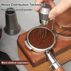 Tom Küche & Esszimmer-Espresso-Verteilerwerkzeug – WDT Kaffeestampfer und Rührer aus Aluminiumlegierung