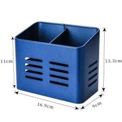 Tom Küche & Esszimmer-Essstäbchenhalter aus Edelstahl – Abtropfgestell mit 2 Gittern