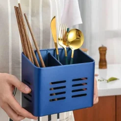 Tom Küche & Esszimmer-Essstäbchenhalter aus Edelstahl – Abtropfgestell mit 2 Gittern