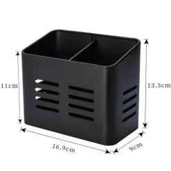 Tom Küche & Esszimmer-Essstäbchenhalter aus Edelstahl – Abtropfgestell mit 2 Gittern