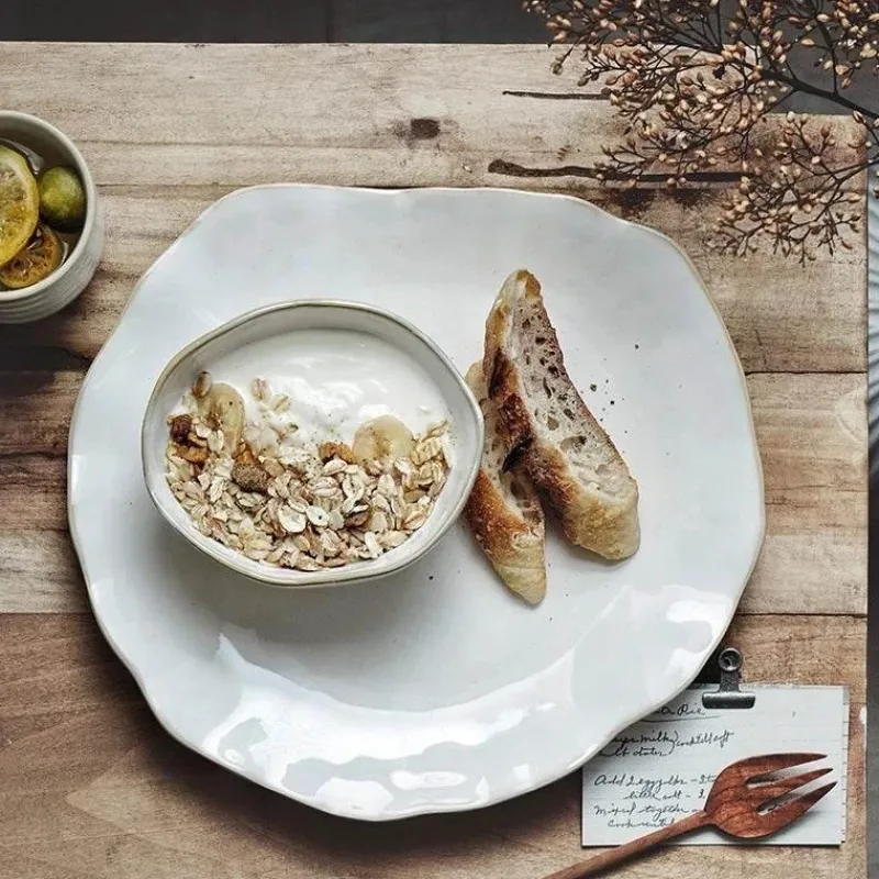 Elegance at the Table Küche & Esszimmer-Essteller-Set aus Keramik – Hochwertige runde Teller für Zuhause und das Restaurant