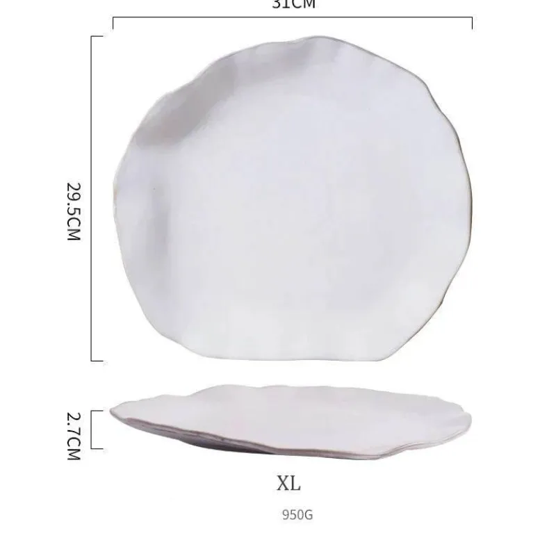 Elegance at the Table Küche & Esszimmer-Essteller-Set aus Keramik – Hochwertige runde Teller für Zuhause und das Restaurant