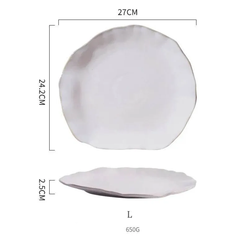 Elegance at the Table Küche & Esszimmer-Essteller-Set aus Keramik – Hochwertige runde Teller für Zuhause und das Restaurant