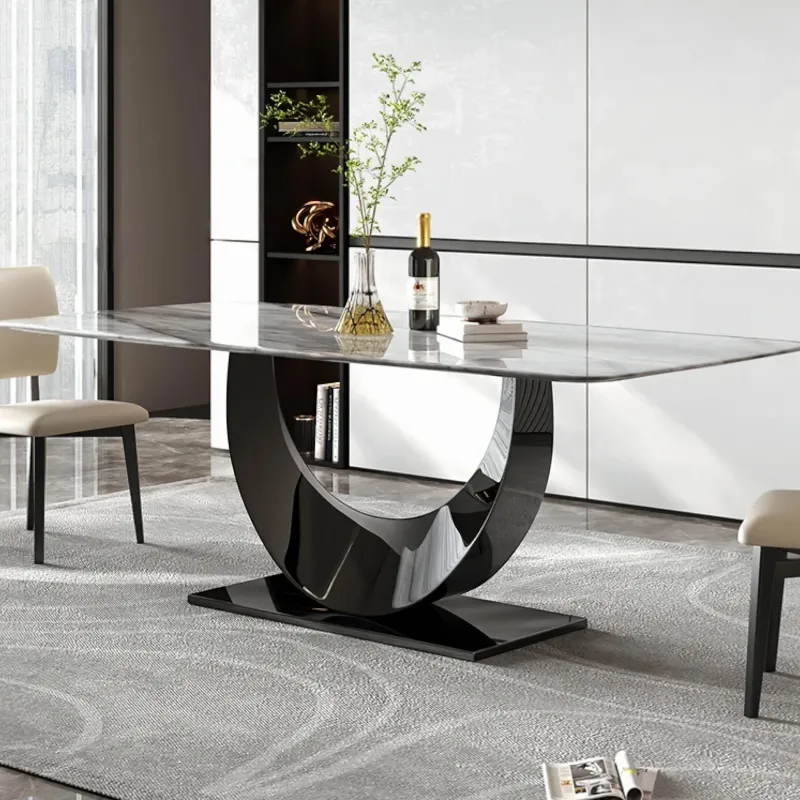 The Lounge Loft Möbel-Esstisch Silvia aus Marmor – Moderne, elegante Möbel für schicke Essbereiche