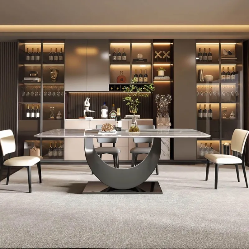 The Lounge Loft Möbel-Esstisch Silvia aus Marmor – Moderne, elegante Möbel für schicke Essbereiche