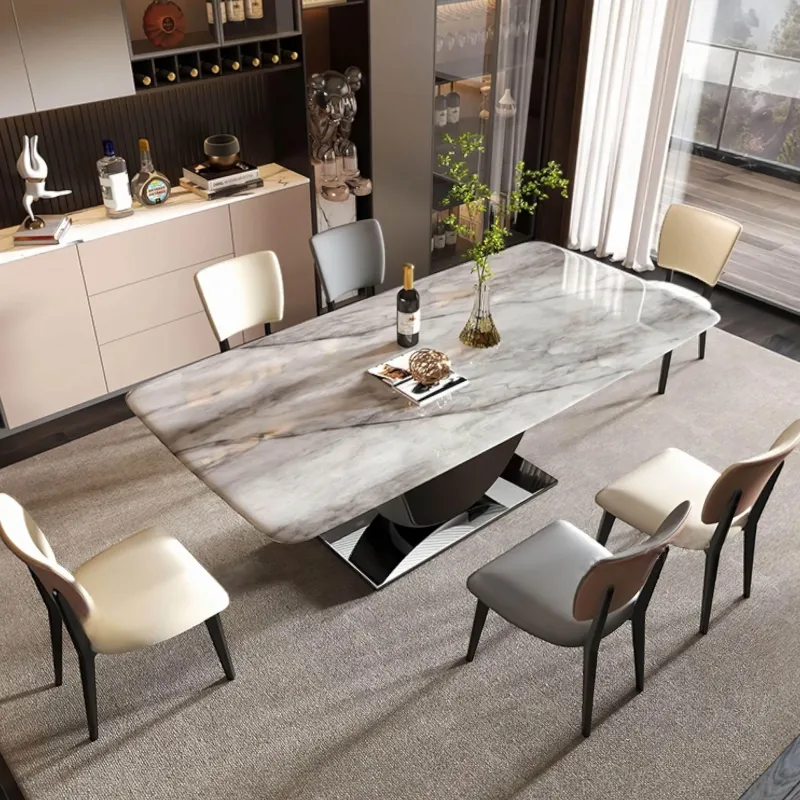 The Lounge Loft Möbel-Esstisch Silvia aus Marmor – Moderne, elegante Möbel für schicke Essbereiche