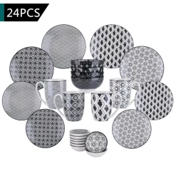 Elegance at the Table Küche & Esszimmer-Euporie Porzellan-Geschirrset – Elegantes Tafelservice