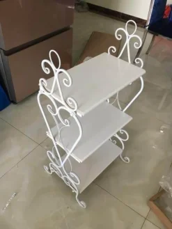 Cozy Living Möbel-Europäisches Bücherregal aus Eisen – stilvolle, geerdete Wohndekoration