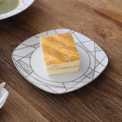 Elegance at the Table Küche & Esszimmer-Eurydome Porzellan-Tafelservice – Elegantes Esstischgeschirr