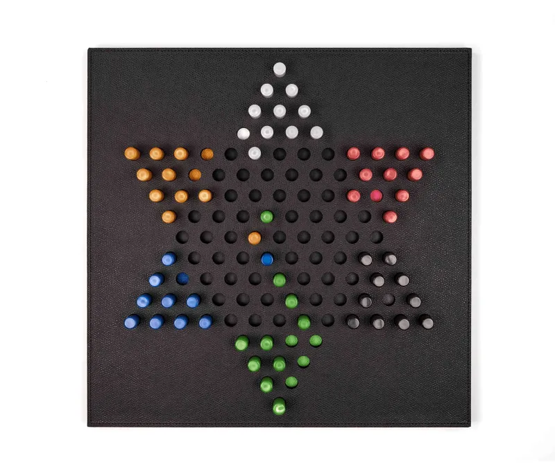 Pinetti Spielzeug & Spiele-Exciting Chinese Checkers Game for Fun Family Competitions
