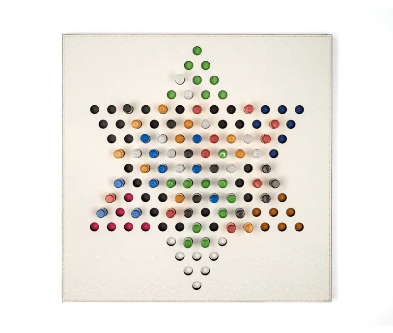 Pinetti Spielzeug & Spiele-Exciting Chinese Checkers Game for Fun Family Competitions