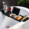 Serene Splash Badezimmer-Expandable Bathtub Caddy - Luxury Bath Tray for Relaxation and Spa Experience