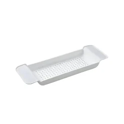 Serene Splash Badezimmer-Expandable Bathtub Caddy - Luxury Bath Tray for Relaxation and Spa Experience