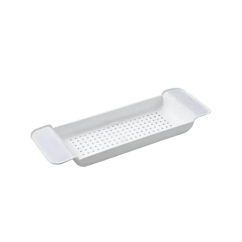 Serene Splash Badezimmer-Expandable Bathtub Caddy - Luxury Bath Tray for Relaxation and Spa Experience
