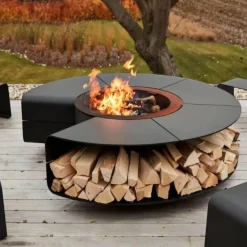 Comfort u0026 Style Möbel|Outdoor & Garten-Fabrizio Feuerstelle – Gemütlicher Terrassenkamin