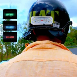 Decor Fahrräder & Verkehr-Fahrradhelm Solar Rücklicht - Wiederaufladbares LED Sicherheitslicht