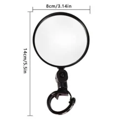 Wilderness Haven Fahrräder & Verkehr|Outdoor-Artikel-Fahrradlenkerspiegel - 2 verstellbare Sicherheitsreflektoren