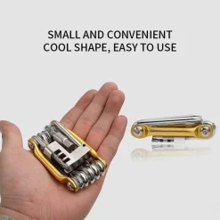 Roam Ready Fahrräder & Verkehr|Outdoor-Artikel-Fahrradreparaturwerkzeug 15-in-1 – Multifunktionales Taschen-Wartungsset