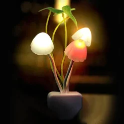 Comfort u0026 Style Beleuchtung-Fairy Mushroom Wall Lamp - Colorful Night Light Decor