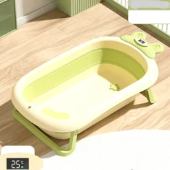 Kinder The Blissful Bath Kinderwagen & Zubehör|Badezimmer-Faltbare Babybadewanne - Temperatursensoranzeige