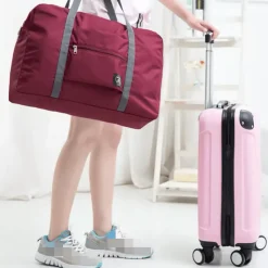 Decor Taschen & Geldbörsen-Faltbare Handgepäck-Reisetasche – Aufbewahrungstasche mit großem Fassungsvermögen