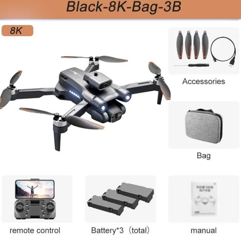 Trail Tech Outdoor-Artikel|Outdoor-Gadgets-Faltbare Mini-Drohne - Luftbildkamera