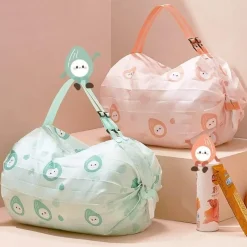 Gear Up u0026 Go Outdoor-Gadgets|Outdoor-Artikel-Faltbare, wiederverwendbare Einkaufstasche mit Blumenmuster – farbenfrohe, umweltfreundliche Tragetasche