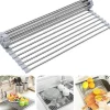 Cozy Living Küche & Esszimmer-Faltbarer Abtropfständer für die Spüle – platzsparender Küchen-Organizer