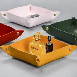 Cozy Nest Decor Wohndeko-Faltbarer Aufbewahrungs-Organizer – Schatzschale für einfache Organisation