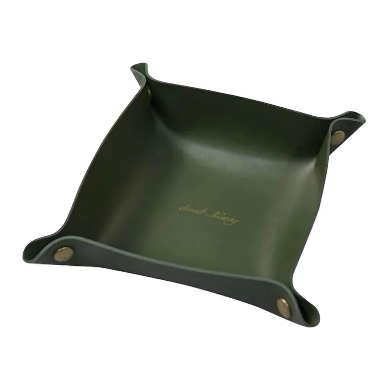 Cozy Nest Decor Wohndeko-Faltbarer Aufbewahrungs-Organizer – Schatzschale für einfache Organisation