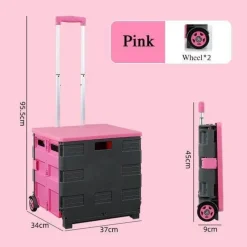 Gear Up u0026 Go Taschen & Geldbörsen|Outdoor-Gadgets-Faltbarer Einkaufswagen – Tragbarer Picknickwagen-Organizer