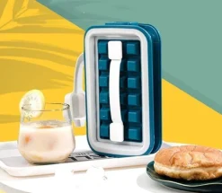 Deco Küche & Esszimmer-Faltbarer Eisbereiter - Tragbare Eisformschale