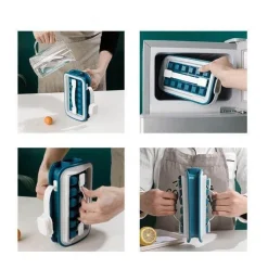 Deco Küche & Esszimmer-Faltbarer Eisbereiter - Tragbare Eisformschale