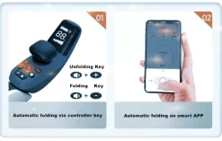 The Relaxation Nook Mobilitäts- Und Support-Tools|Gesundheits-Gadgets-Faltbarer Elektrorollstuhl - Moderner Mobilitätsroller