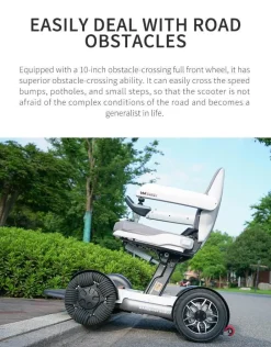 The Relaxation Nook Mobilitäts- Und Support-Tools|Gesundheits-Gadgets-Faltbarer Elektrorollstuhl - Moderner Mobilitätsroller