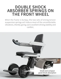 The Relaxation Nook Mobilitäts- Und Support-Tools|Gesundheits-Gadgets-Faltbarer Elektrorollstuhl - Moderner Mobilitätsroller