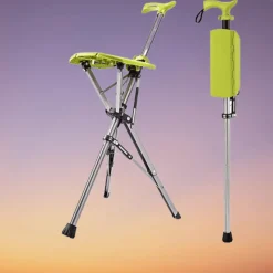 The Relaxation Nook Mobilitäts- Und Support-Tools|Gesundheits-Gadgets-Faltbarer Gehstuhl – Tragbare Mobilitätshilfe für Senioren