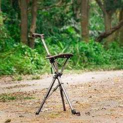 The Relaxation Nook Mobilitäts- Und Support-Tools|Gesundheits-Gadgets-Faltbarer Gehstuhl – Tragbare Mobilitätshilfe für Senioren