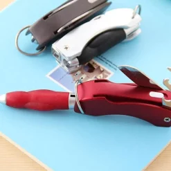 The Outdoor Vault Camping-Werkzeuge|Outdoor-Gadgets-Faltbarer 4-in-1-Reise-Schlüsselanhänger – Unverzichtbares Camping-Werkzeug