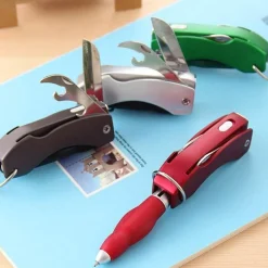 The Outdoor Vault Camping-Werkzeuge|Outdoor-Gadgets-Faltbarer 4-in-1-Reise-Schlüsselanhänger – Unverzichtbares Camping-Werkzeug