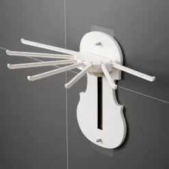 Space Savvy Küche & Esszimmer-Faltbarer Küchen-Organizer zur Wandmontage – Aufbewahrungsregal ohne Bohren