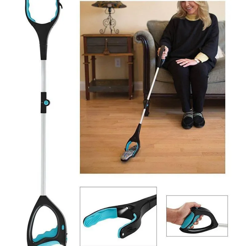 Roam Ready Mobilitäts- Und Support-Tools|Heimwerkzeuge-Faltbarer Müllgreifer – rotierendes Abfallgreifwerkzeug mit langem Griff