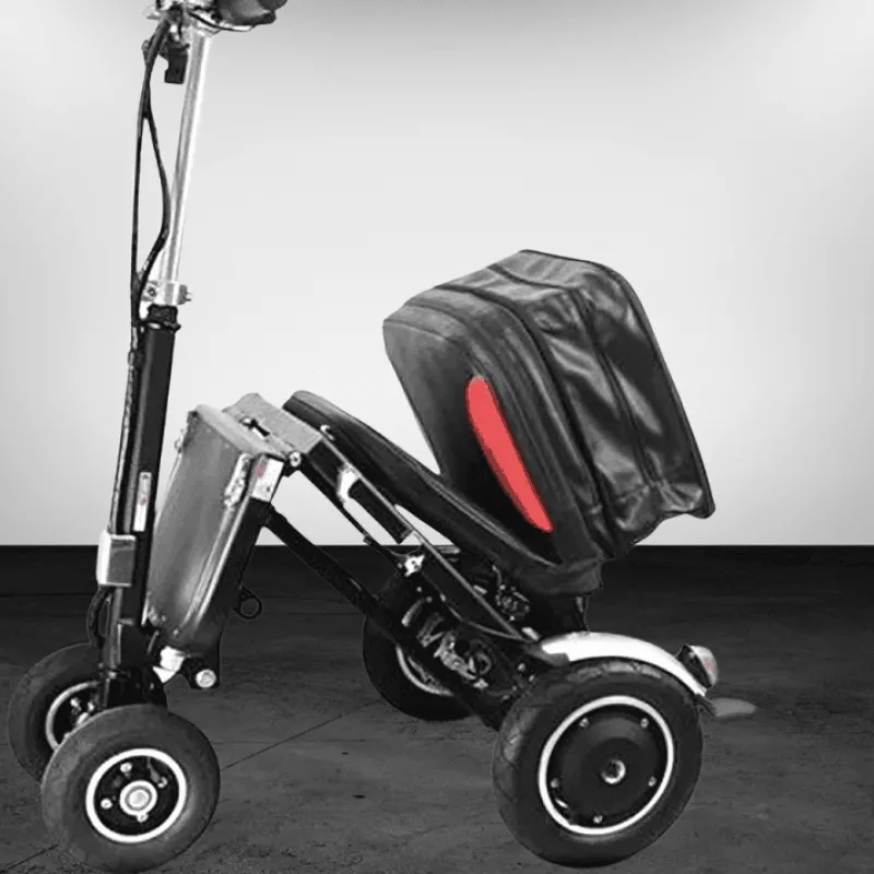 Tranquil Touch Mobilitäts- Und Support-Tools|Gesundheits-Gadgets-Faltbarer 4-Rad-Elektroroller - Tragbare Mobilitätshilfe für Senioren