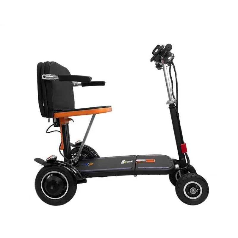 Tranquil Touch Mobilitäts- Und Support-Tools|Gesundheits-Gadgets-Faltbarer 4-Rad-Elektroroller - Tragbare Mobilitätshilfe für Senioren