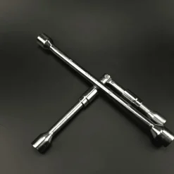 Cozy Living Autozubehör|Automobilindustrie-Faltbarer Radmutternschlüssel – Tragbares Werkzeug zum Reifenwechseln